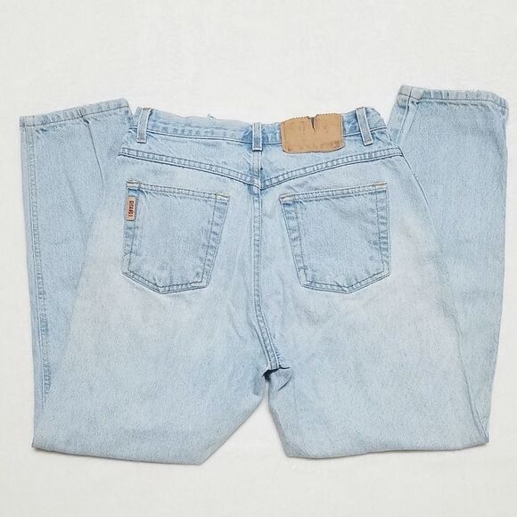 VINTAGE Gitano Light Wash High Rise Tapered Jeans - Picture 9 of 14